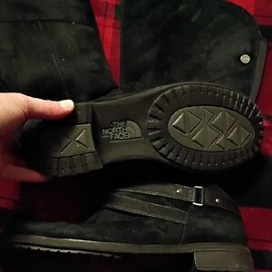 The North Face Black Leather Boots
